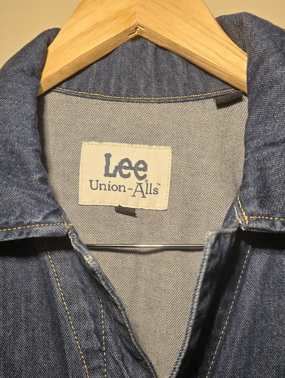 WT Lee Union-Alls Denim Utility Jumpsuit Coveralls - Medium / Large